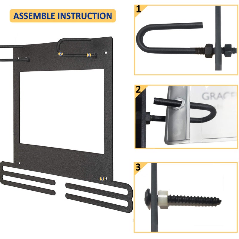 Jolitac Sports Medal Awards Display Rack Wall Mounted Marathon Medals Hanger Holder for 60+ Medals 100 Runner Race Bibs 20 Bibs Flip Vinyl Sleeves (Original) - Image 4